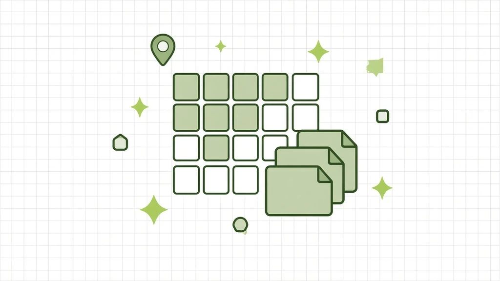 How to Optimize a Multilingual Website for Google: index-coverage tiles for locale URLs with a sitemap icon on a white grid
